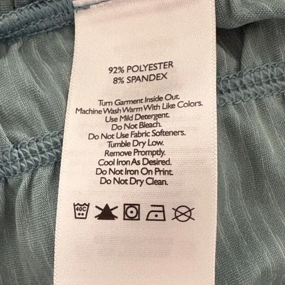 Eddie Bauer Women's Aqua Short Sleeve Top - Picture 5 of 5